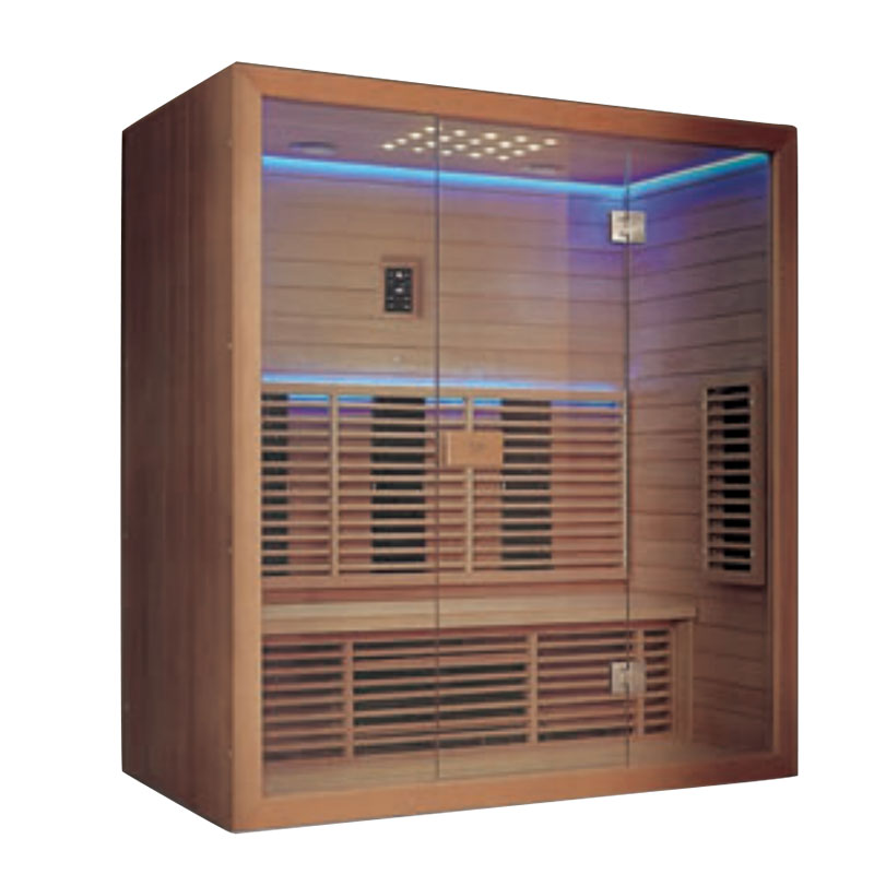 Masyvios medienos infraraudonųjų spindulių garų dušo kambarys