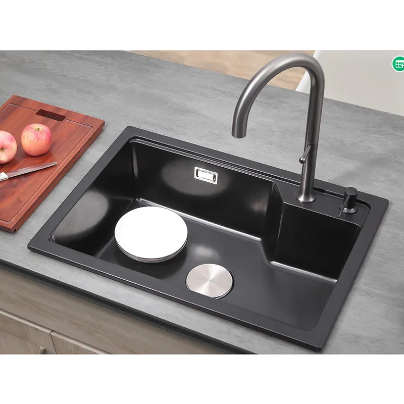 Кухонная раковина Раковина-ступенька Раковина для мытья посуды с одним слотом