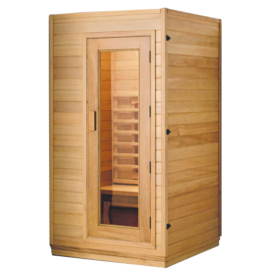 Mini dřevěná tradiční suchá parní sauna