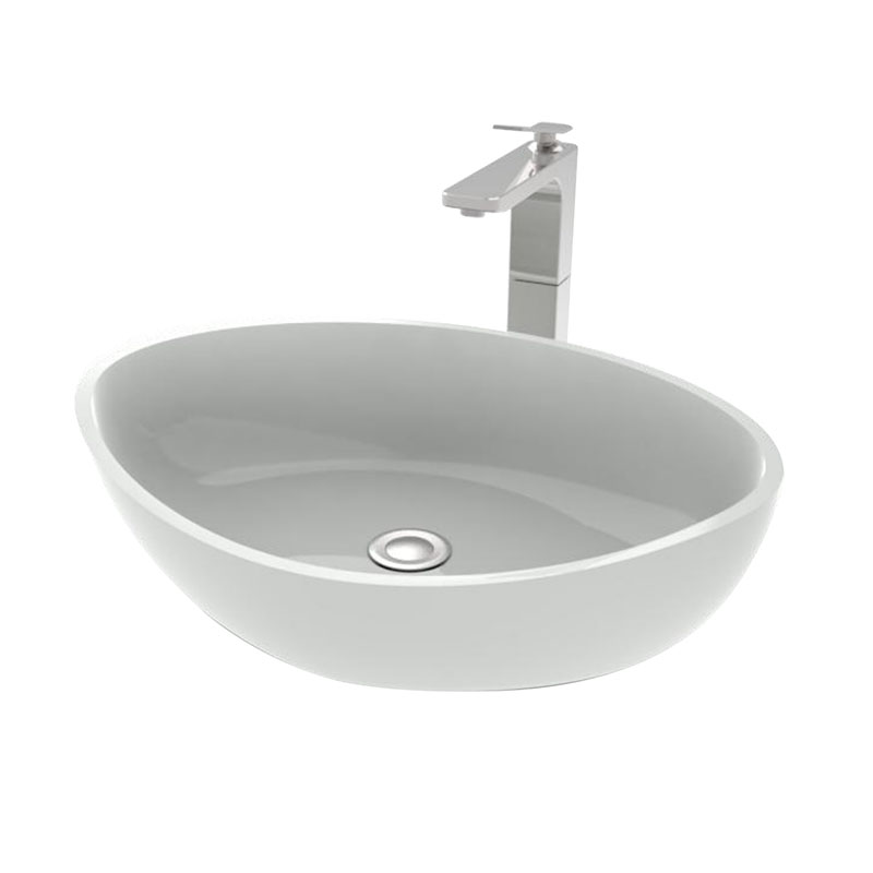 Surface Mounted Freestanding Moveable Stone Resin Hand Basin