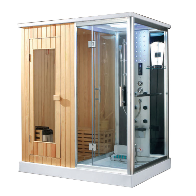 Luxury Whirlpool Steam Sauna Shower Room With Bathtub