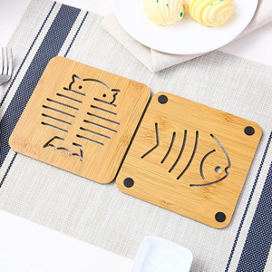 SmallOrders G050107 Wooden heat cup mat - 0 