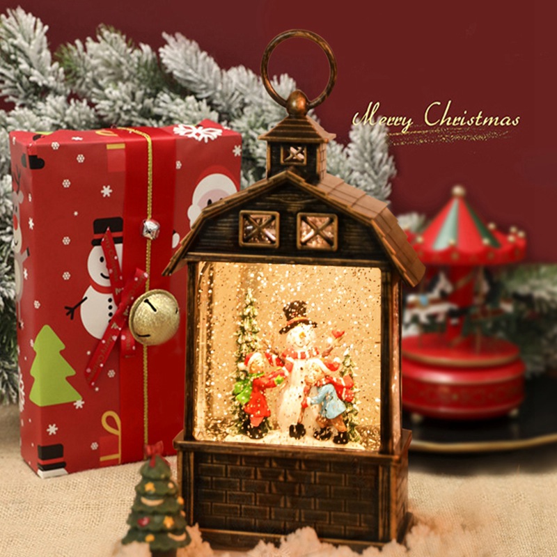Newest SmallOrders G0197 Exquisite Christmas Gift Luminous Music Box - 0
