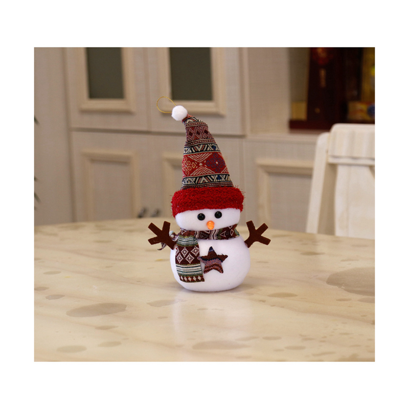 SmallOrders G0185 Christmas knitted snowman interior decoration - 0