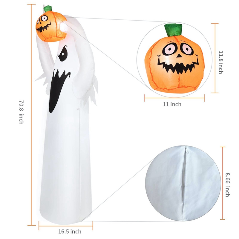 SmallOrders G020106 Halloween inflatable scary white ghost Suppliers - 1 