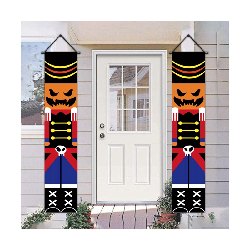 Newest SmallOrders  G021104 Halloween couplets door curtain - 1 