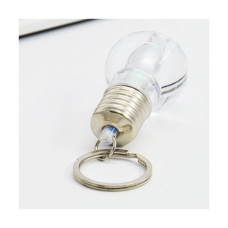 SmallOrders G020206 Mini colorful flashing light bulb keychain - 2 