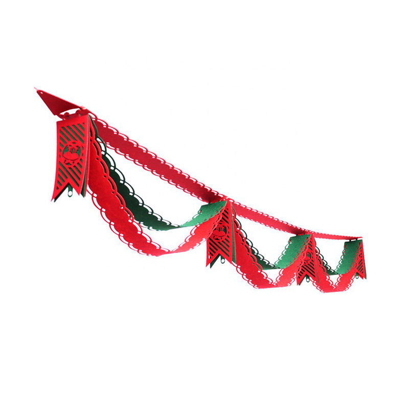 SmallOrders G020128 Christmas decoration wave flag hanging - 3