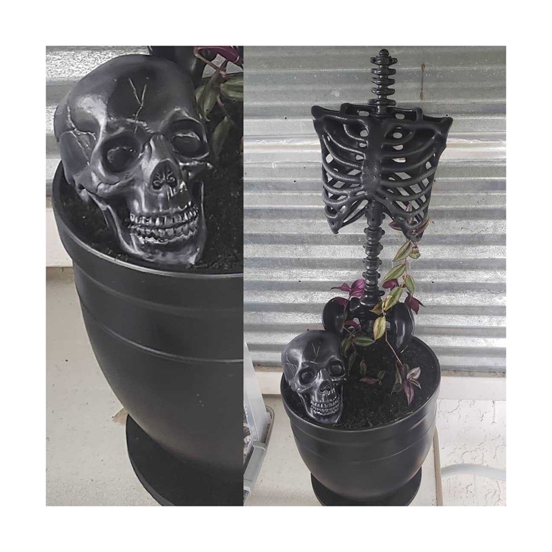 SmallOrders G020116 Halloween potted plant haunted house - 3 