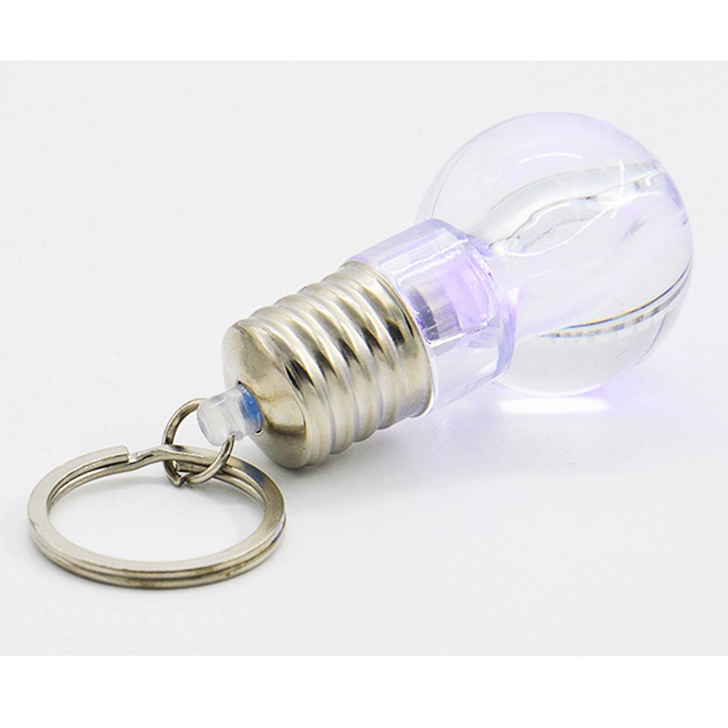 SmallOrders G020206 Mini colorful flashing light bulb keychain - 4