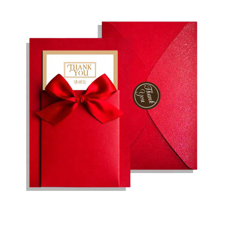 SmallOrdersG021201割引ありがとうカード乱暴に花嫁の結婚式の招待状カードビデオカードのブックマークカスタムグリーティングカード - 2 