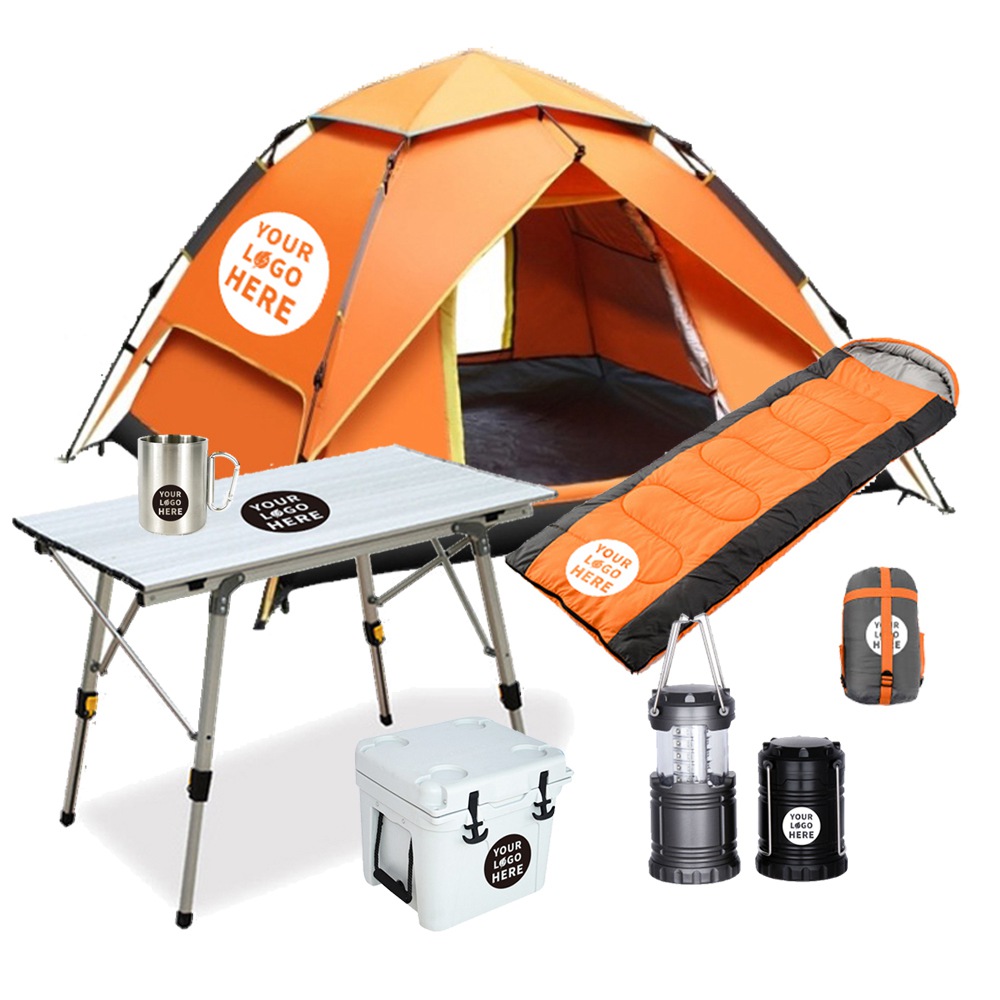 SmallOrders G017 Promotional Gift Sets Levin Promos 2022 New Custom Outdoor Camping Outdoor Tents Sets