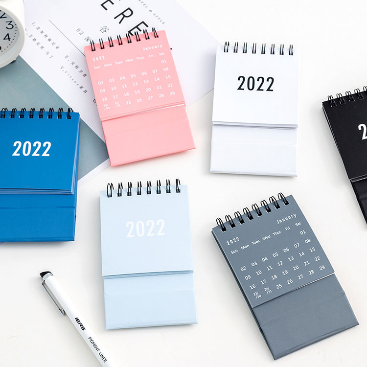 Promotional Hot selling wholesale creative simple office desktop plan promotion calendar SmallOrders G060401 Promotional items