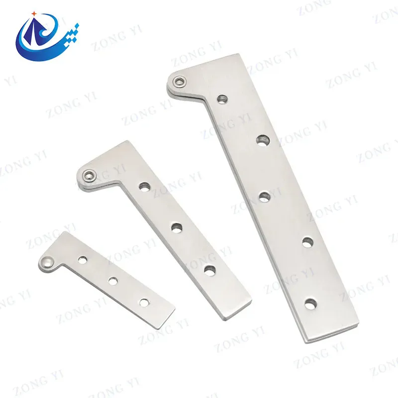 Stainless steel door hinges are durable and long-lasting.