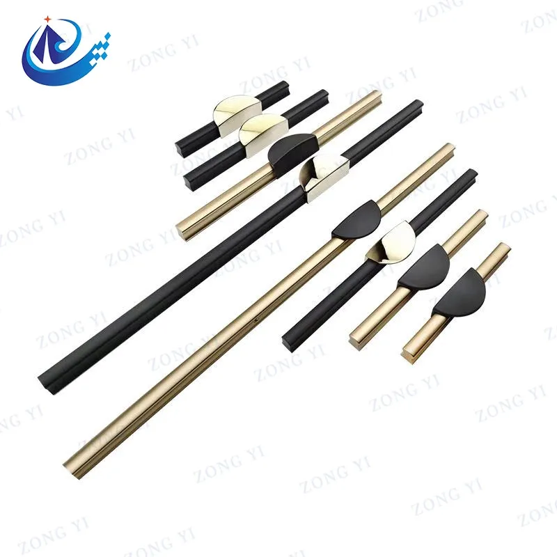 Aluminium alloy Modern Wardrobe Extra Long Pulls Dresser Cabinet Pull