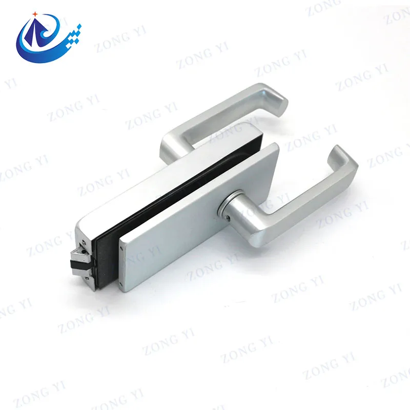 Aluminium Glass Door Lock With Hook Lever