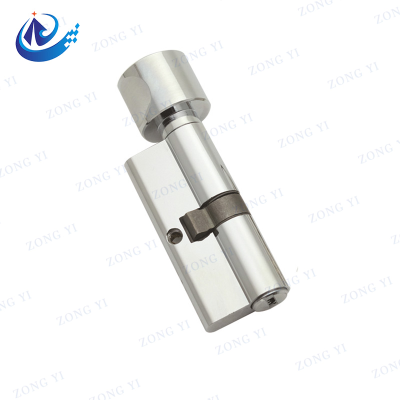 Cilindro chiave in lega di zinco o alluminio da infilare a doppio cilindro con profilo europeo - 0 