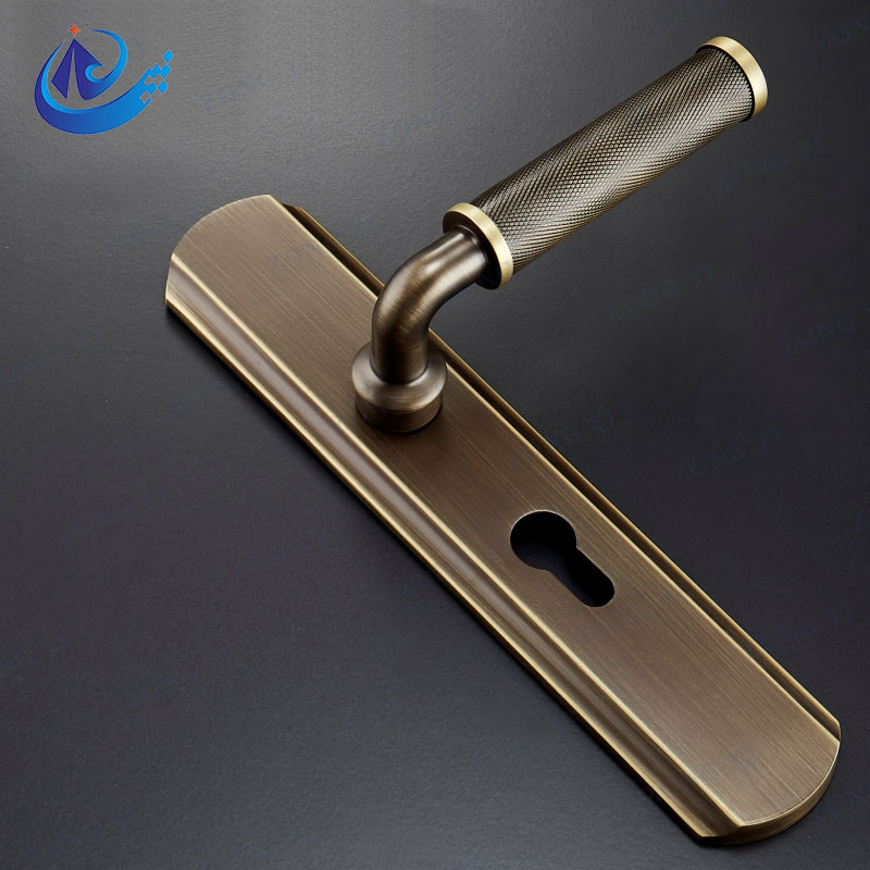 Висококачествена месингова брава и дръжка за врата - 3