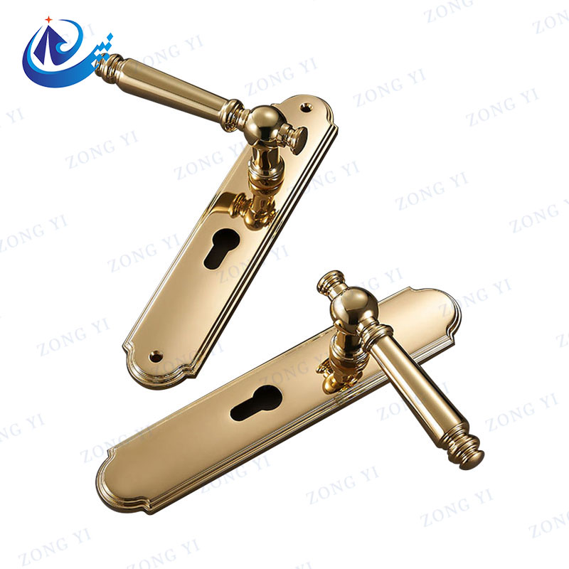 High Quality Brass Door Matching Lock And Handleset - 0
