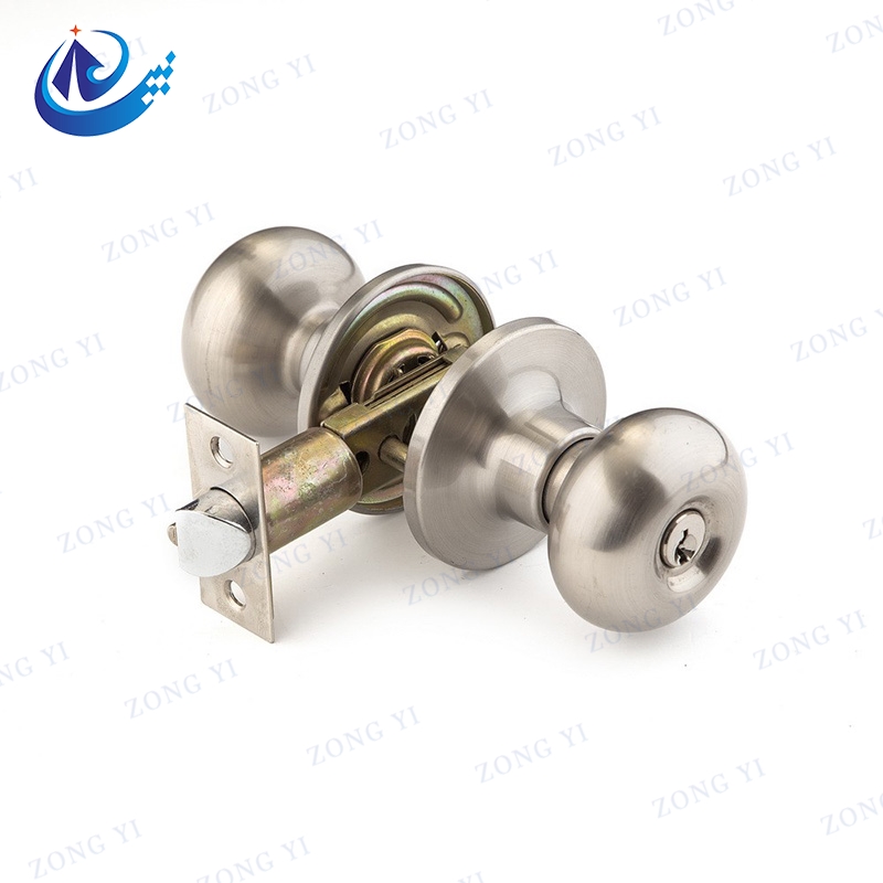 China Stainless Steel Regular Ball Shape Tubular Knob Door Lock