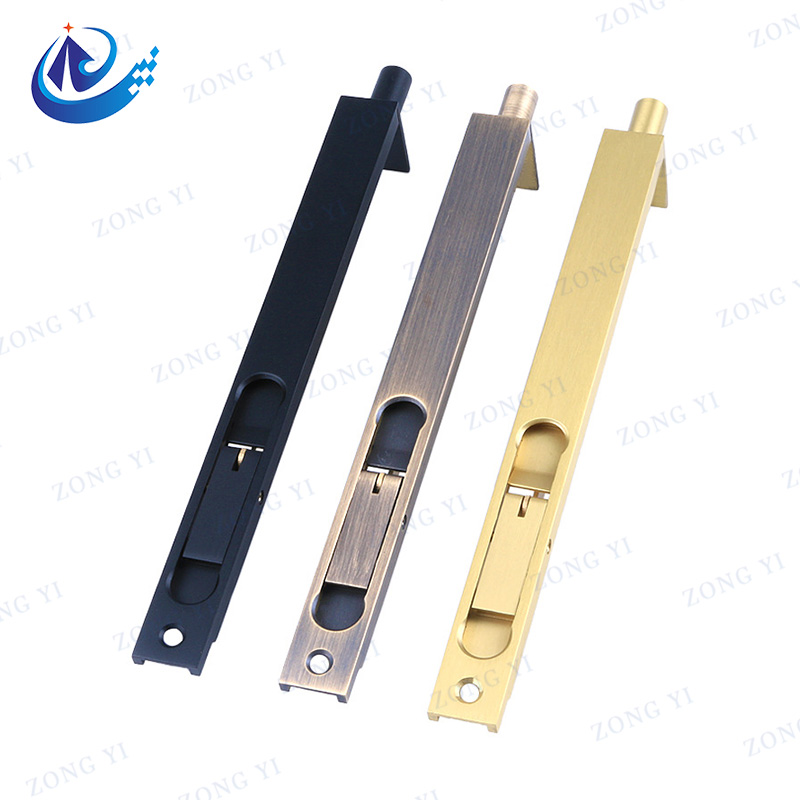 China Zinc Alloy Concealed Lever Action Slide Lock Latch