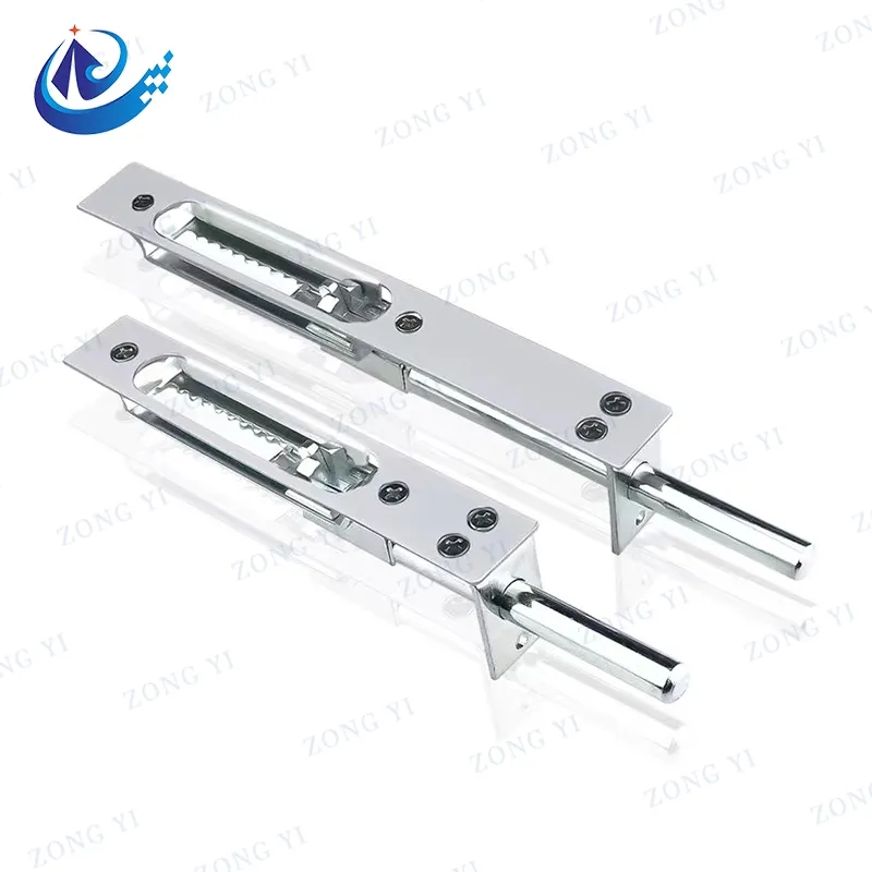 Stainless Steel Concealed Security Flush Bolt Lever Action Slide Lock Bolt