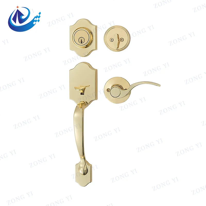 Stainless Steel ဝင်ပေါက်တံခါး Combo Door Lock