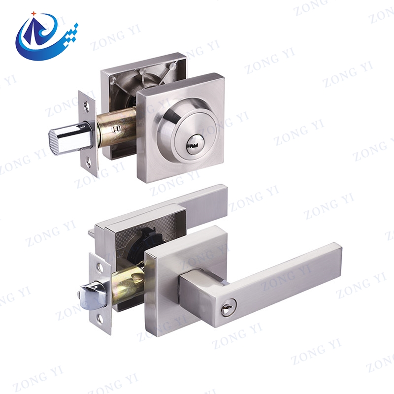 اهرم فولادی ضد زنگ و قفل درب کمبو - 0 