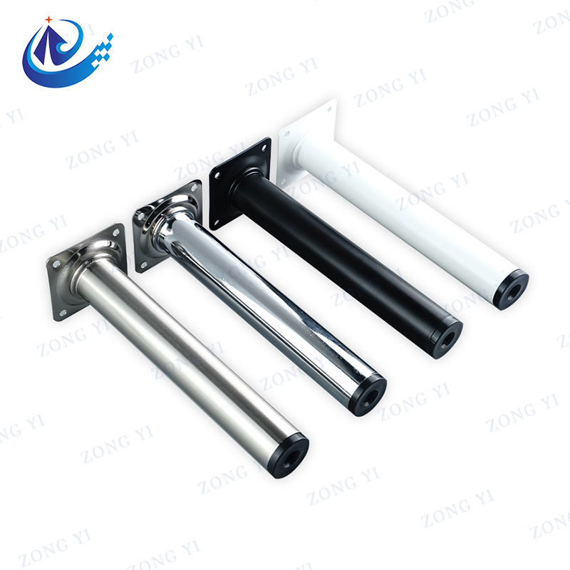 Stainless Steel Round And Rectangle Table Leg - 1 