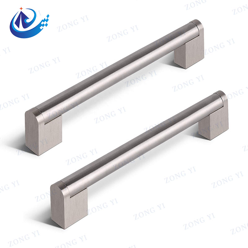 Stainless Steel Solid and Hollow Furniture Cabinet T Bar Drawer Pulls - 2