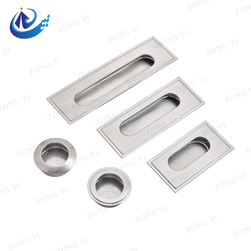 Stainless Steel Invisible Kitchen Wardrobe Flush Pull