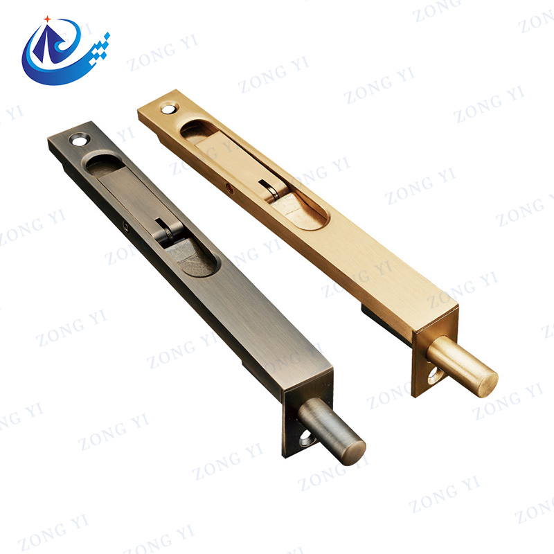 Ключалка с плъзгащо се заключване със скрит лост от цинкова сплав - 0