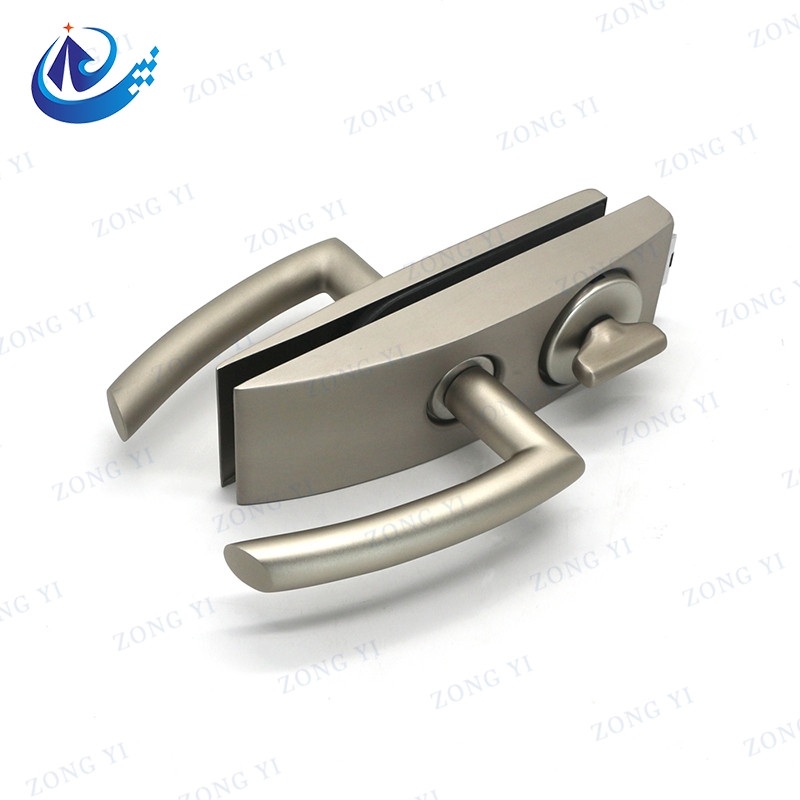 Стъклена ключалка за врата от цинкова сплав - 0