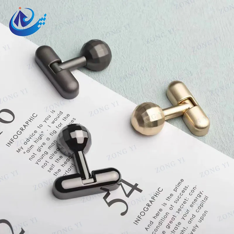 Zinc Alloy Modern Design T bar and Knob Drawer Pulls