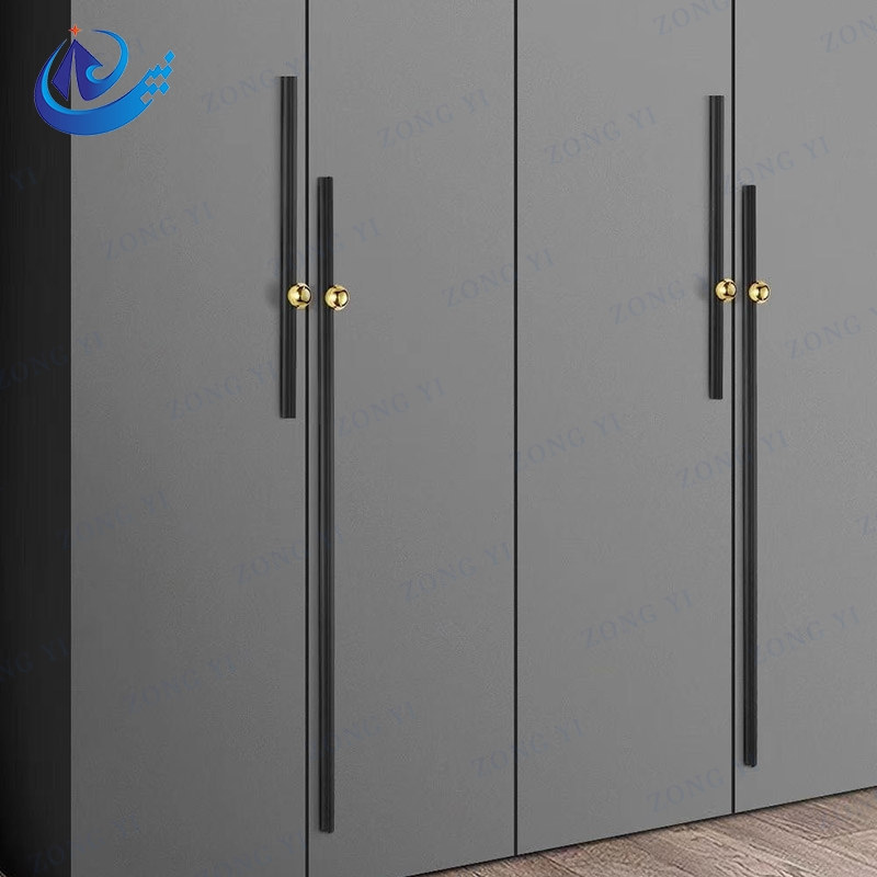 Aluminium alloy Modern Wardrobe Extra Long Pulls Dresser Cabinet Pull - 2 