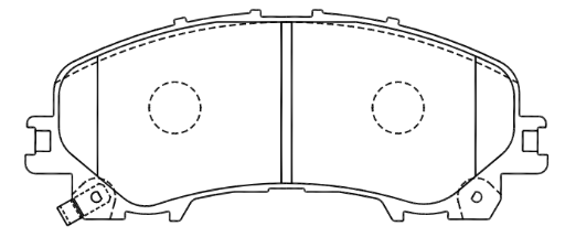 D1736 Front Brake Pad