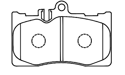 D870 Front Brake Pad