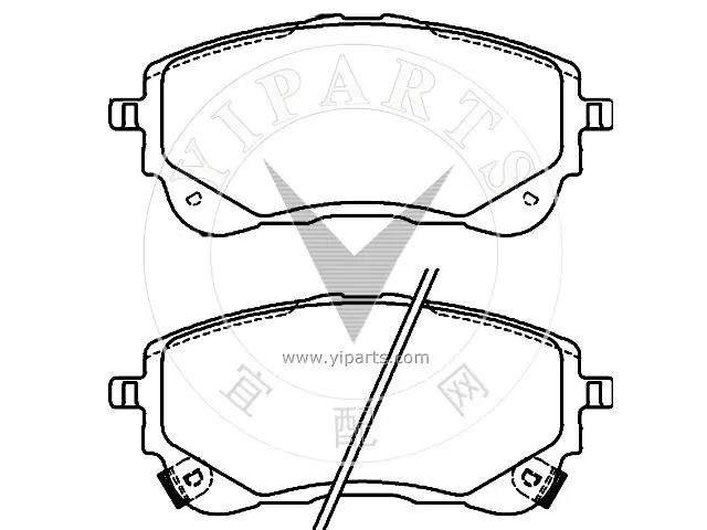 04465-02470 Front Brake Pad for Toyota