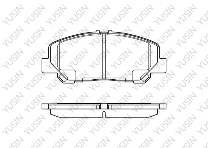 Brake pad for Alfa 2.4/3.5