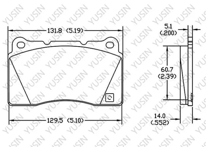 Brake pad for Dodge Viper