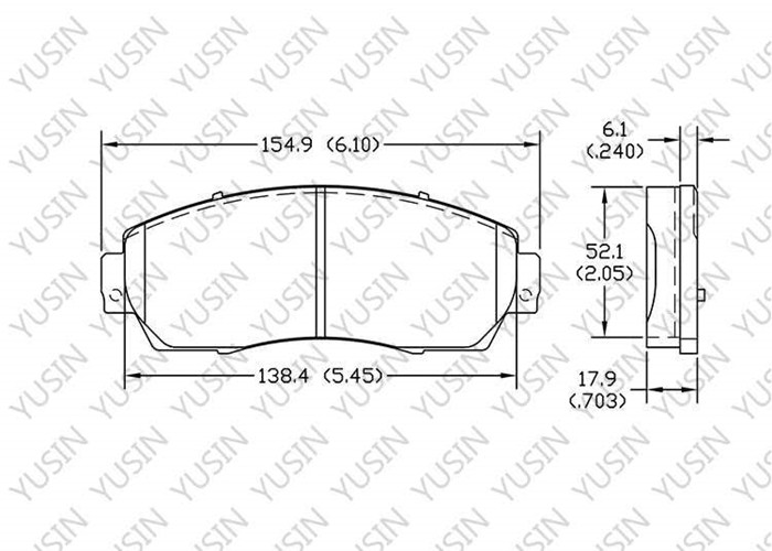 Brake pad for Honda CR-V 2.0/2.4