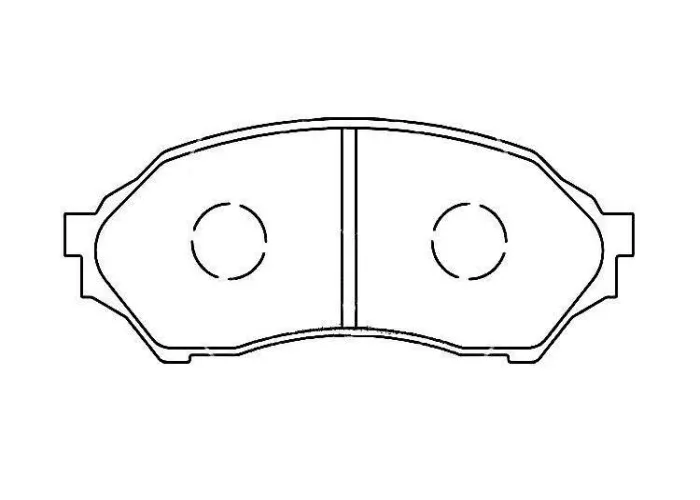 Brake pad for Mazda 323S
