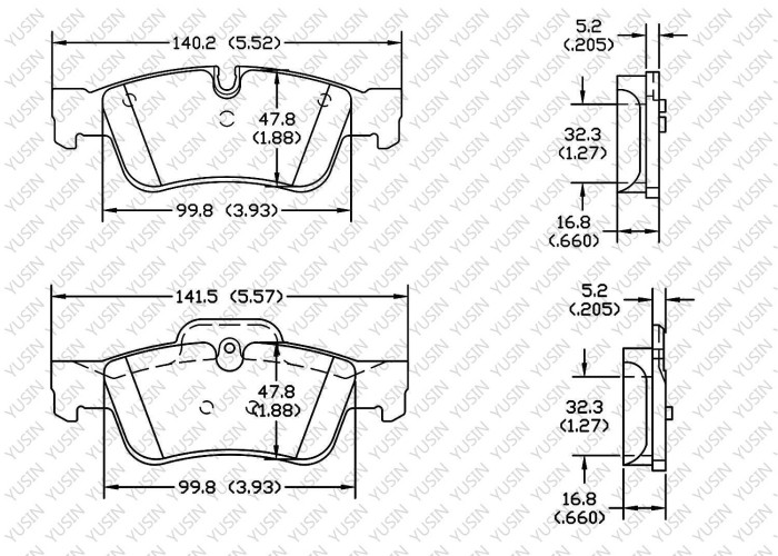 Brake pad for Mercedes Benz R-CLASS