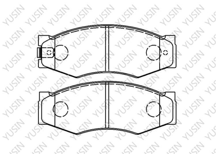 Brake pad for Nissan D21 2WD 4 Cyl