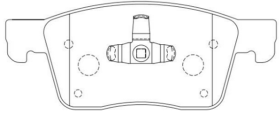 Brake pad for Opel Astra K