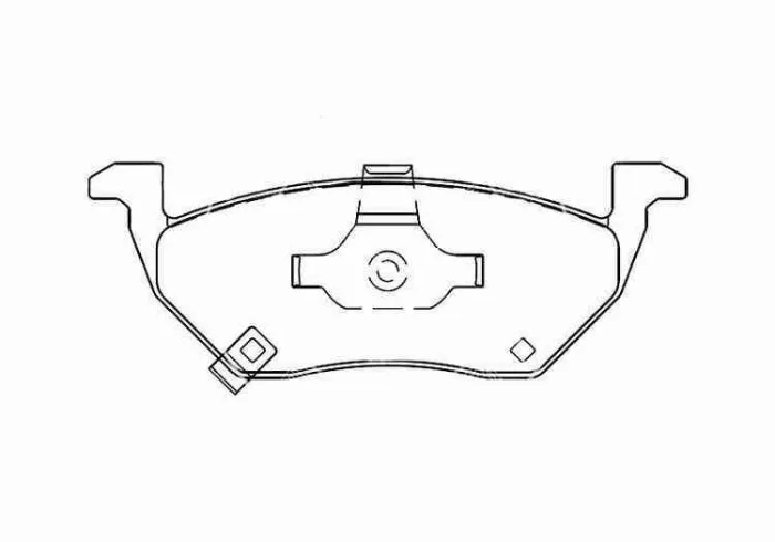 Brake pad for Roewe 360