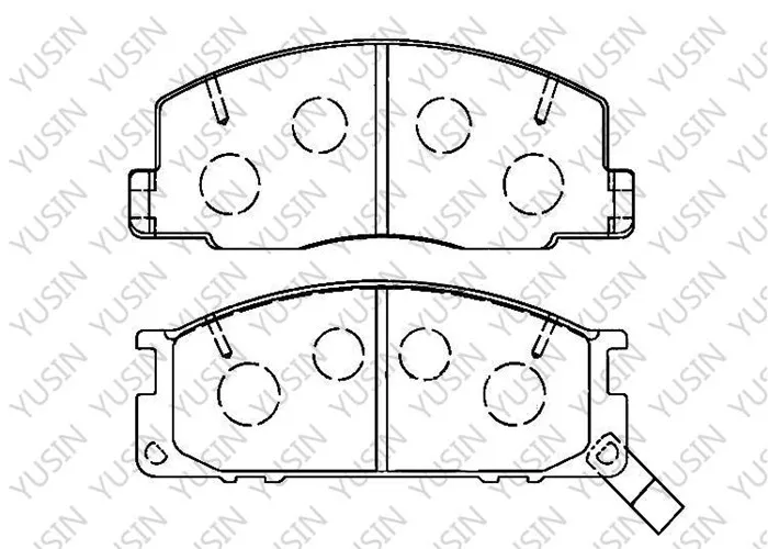 Brake pad for Toyota ＴＡＲＡＧＯ