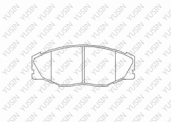 Brake pad for Toyota MS132/JZS