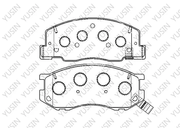 Brake pad for Toyota Previa TCR10