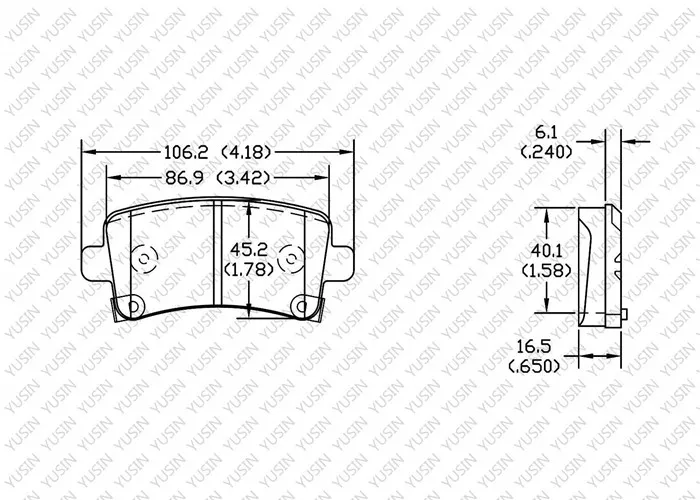 Buick Rear Brake Pad